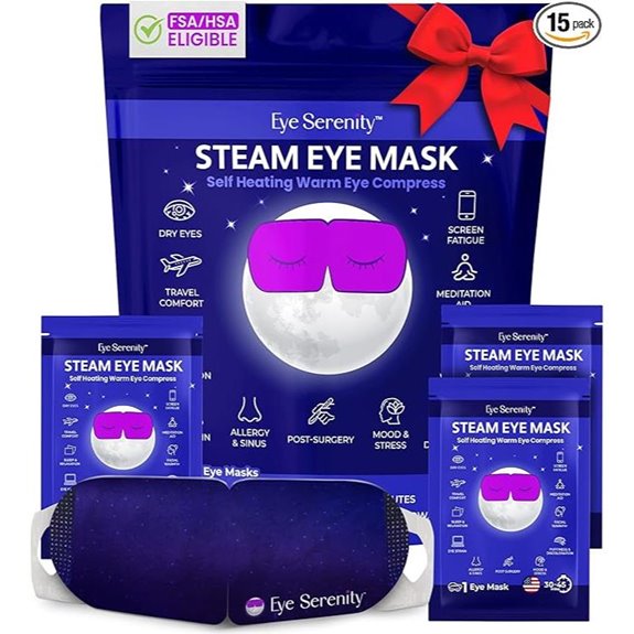 Self-Heating Steam Eye Masks 15 Pack