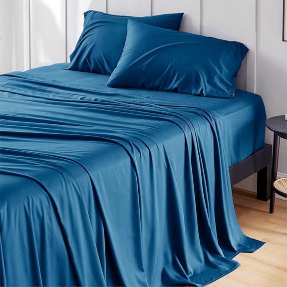 Bedsure Queen Rayon Bamboo Sheet Set