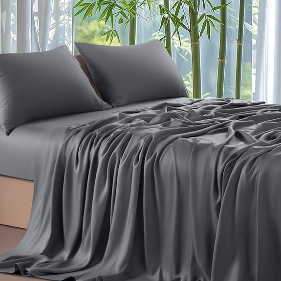 Shilucheng Bamboo Viscose Queen Sheets (4pcs)