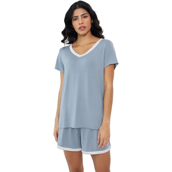 Joyaria Women's Bamboo Viscose Pajama Set