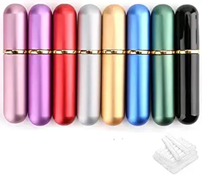 Bekith 8-Color Refillable Aromatherapy Nasal Inhalers