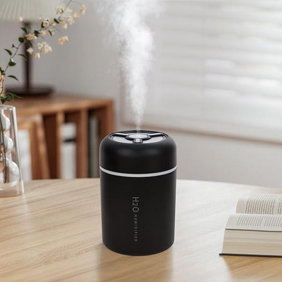 Portable Mini USB Humidifier with Colorful Lights