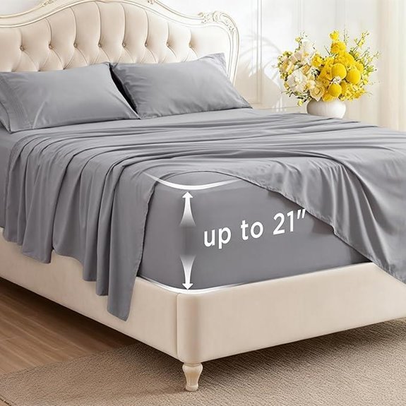 Bedsure Deep Pocket Queen Sheets Set