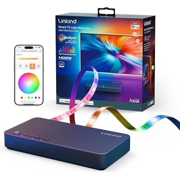 Linkind HDMI 2.0 Sync Box with TV Backlight