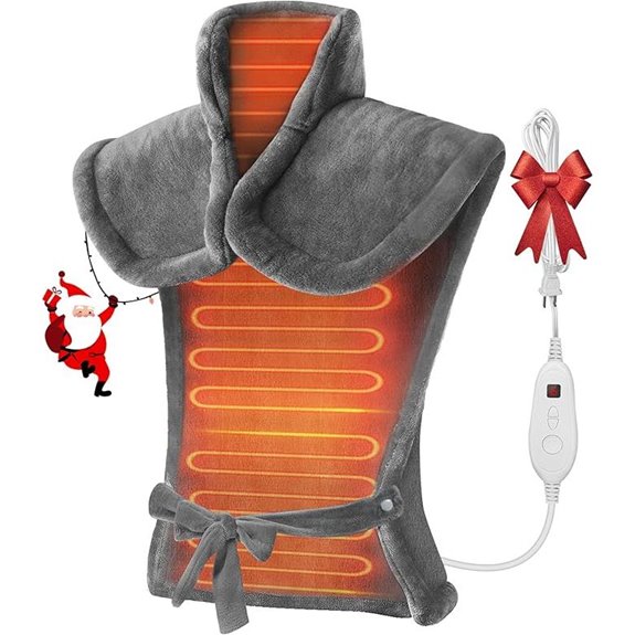 Snailax Heated Neck and Shoulder Heating Pad
