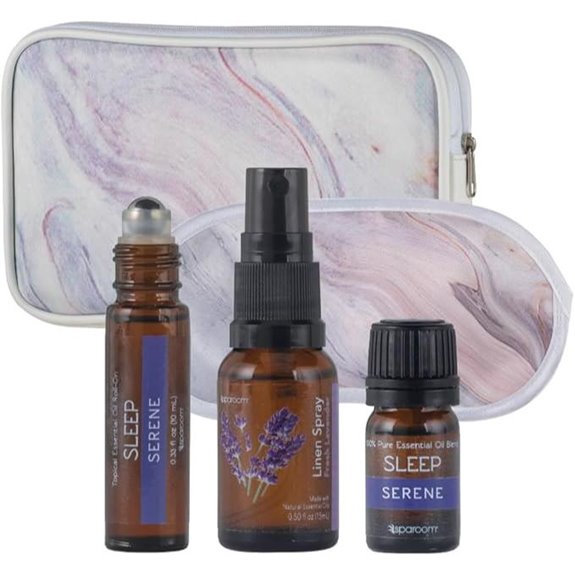 SpaRoom Serene Essential Oil Travel Kit with Accessories