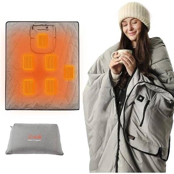 portable waterproof heated blanket