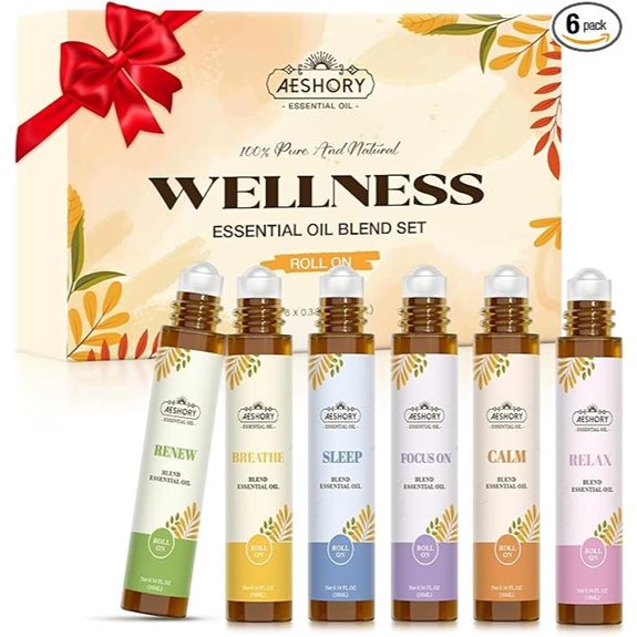 Essential Oils Roll-On Set for Relaxation and Sleep