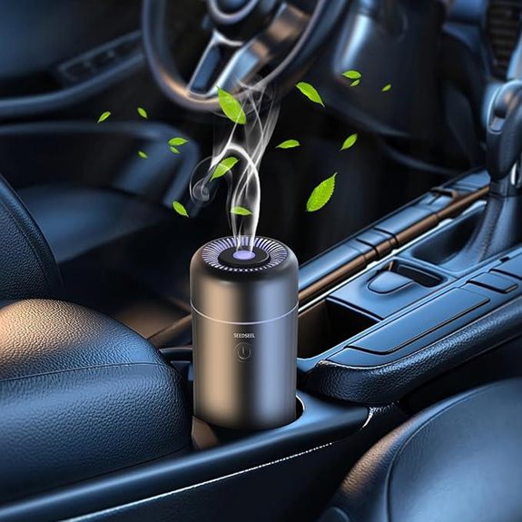 Mini USB Car Aromatherapy Diffuser with Color Lights