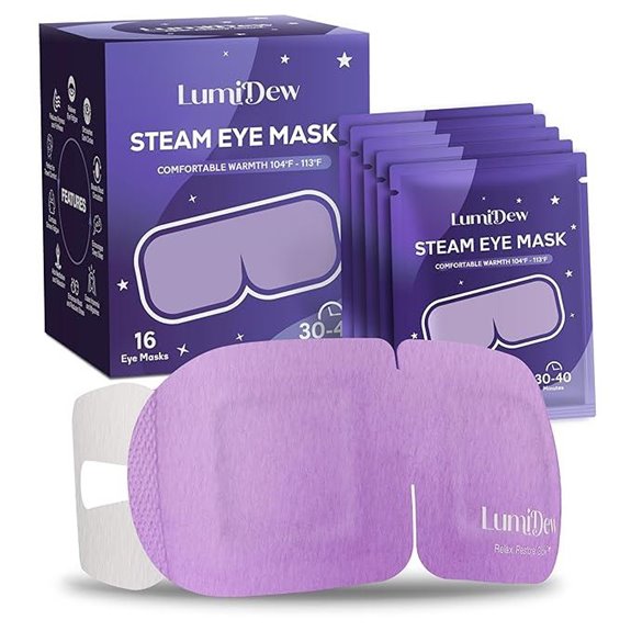 Steam Heated Eye Mask 16-Pack for Relaxation