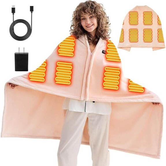travel usb heated blanket