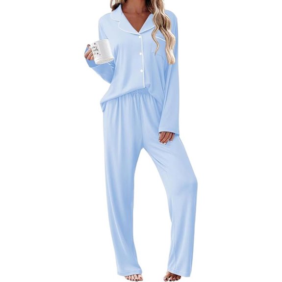 Ekouaer Womens Pajama Sets 2-Piece Sleepwear
