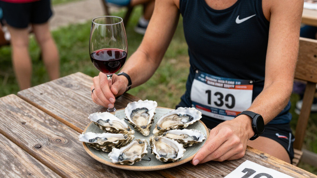 At This French Marathon, Runners Make Pit Stops For Wine And Oysters