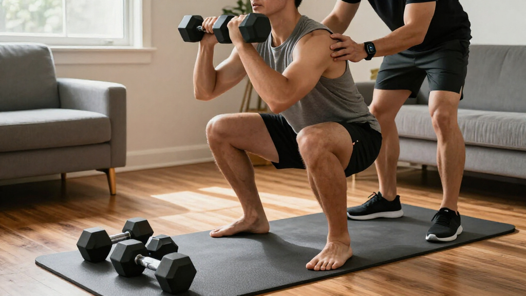 This Is The Dumbbell Workout A Personal Trainer Recommends For People Who Want To Build Strength Without Going To The Gym